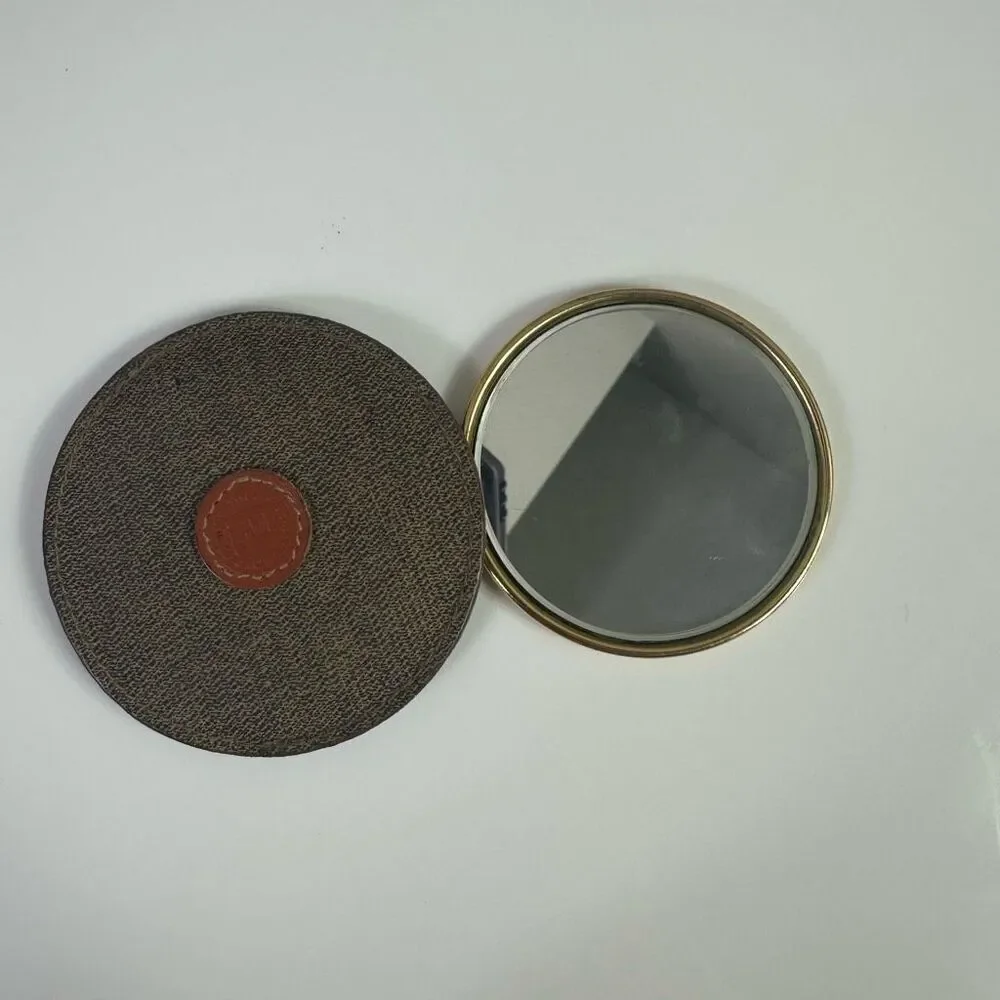 FENDI FF Vintage Mirror Case With Hand Mirror